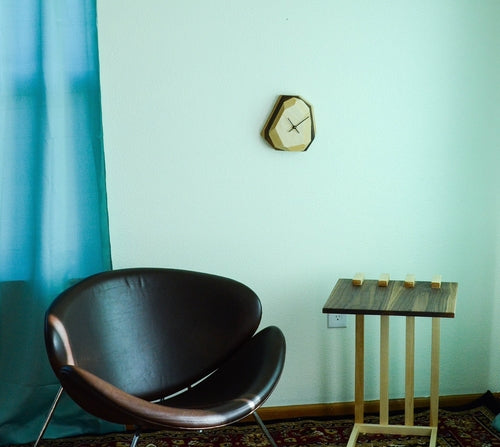 Geometric Wall or Table Clock