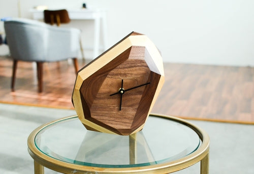 Geometric Wall or Table Clock